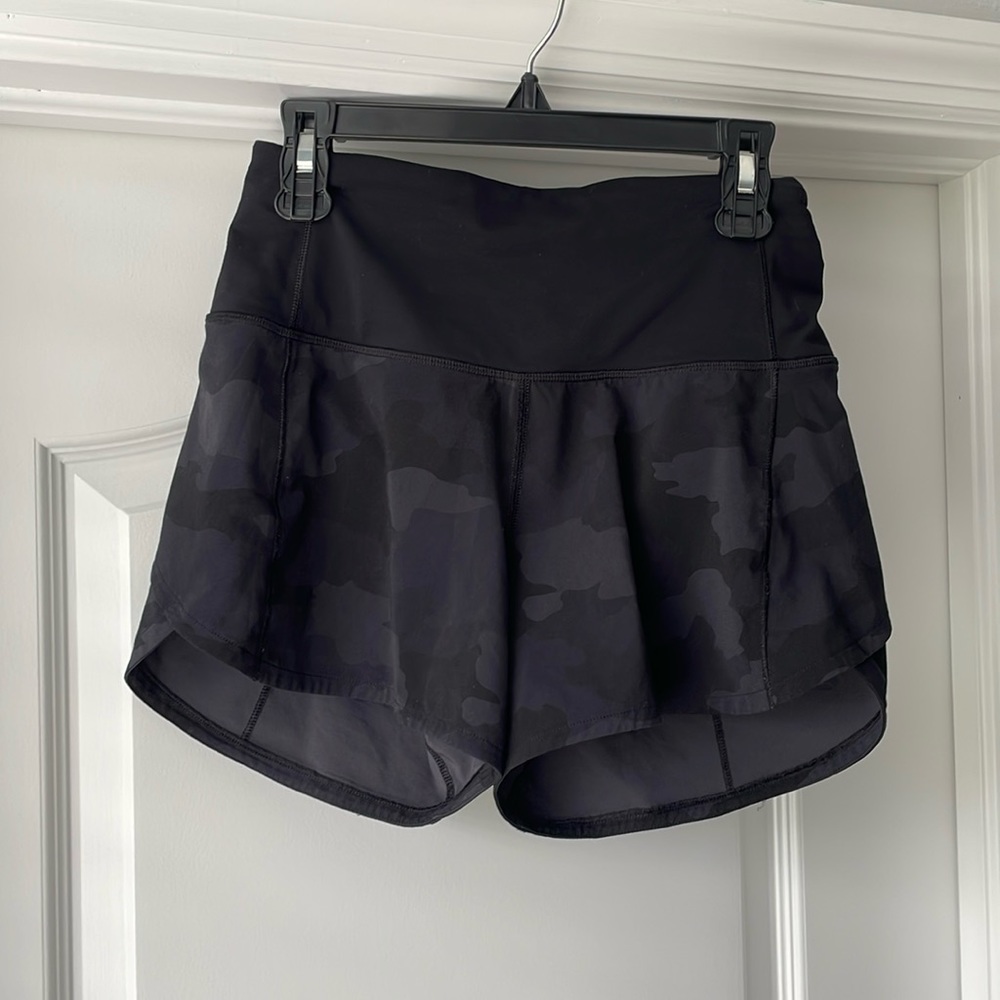 Lululemon Camo Speed Up Shorts! 4” inseam